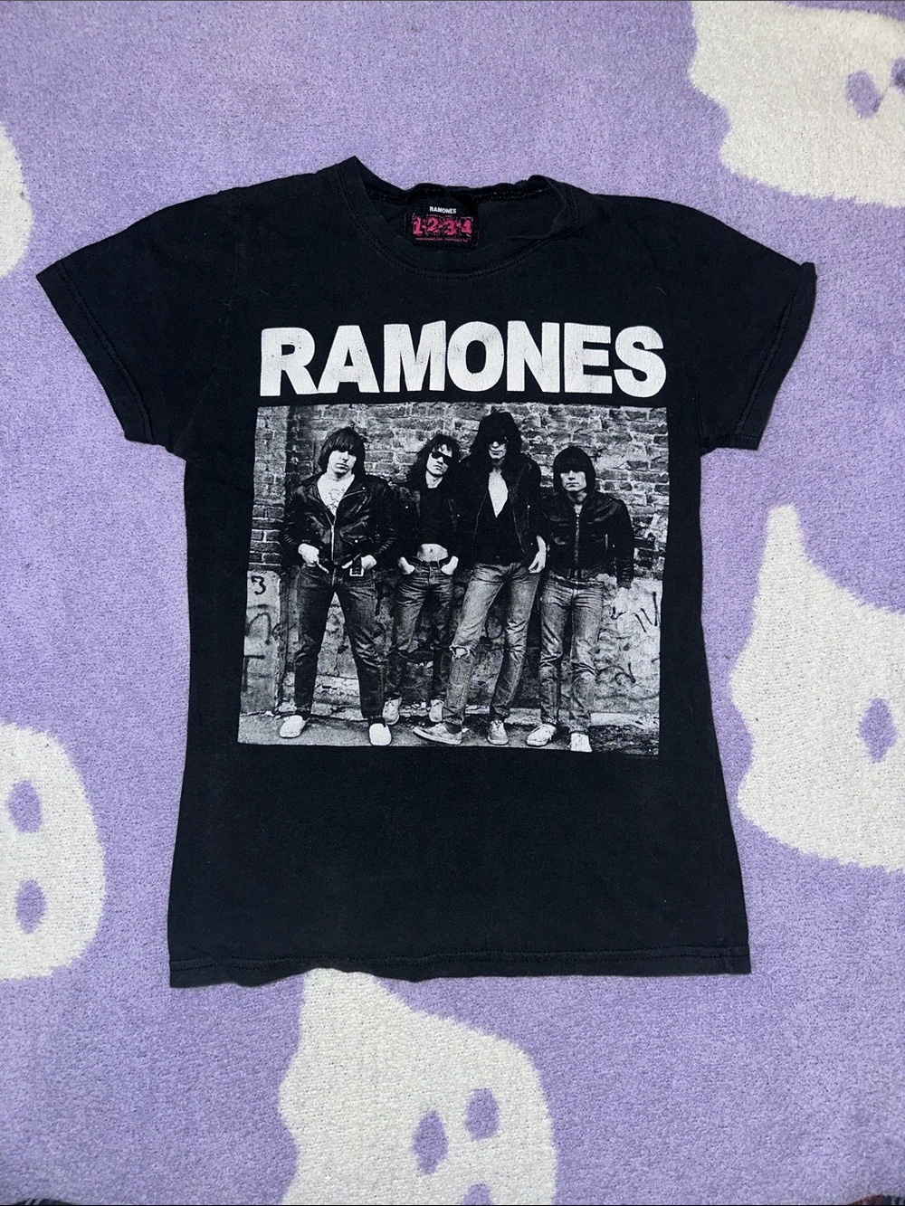 Kids Ramones Punk Rock Album Photo T-Shirt Extra Small